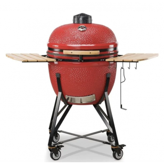 Grill ceramiczny Kamado Bono LIMITED Czerwony